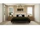 Inviting bedroom with a plush bed, matching nightstands, elegant lighting, and neutral decor for a cozy feel at 3009 N 97Th Dr, Phoenix, AZ 85037