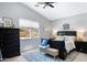 Cozy bedroom with lots of natural light and vaulted ceiling at 4231 E Augusta Ave, Chandler, AZ 85249