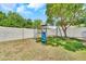Backyard area features a play structure and privacy fence at 4601 E Carolina Dr, Phoenix, AZ 85032