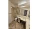 Bathroom featuring tile flooring, a shower, toilet, and vanity at 5035 N 10Th Pl # 109, Phoenix, AZ 85014