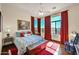 Bright bedroom with a large window offering desert views and a cozy atmosphere at 8154 E Tecolote Cir, Scottsdale, AZ 85266