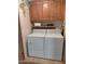 Functional laundry room equipped with a washer and dryer, maximizing convenience at 8600 E Broadway Rd # 91, Mesa, AZ 85208