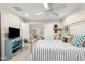 Bedroom showcasing a large bed and entertainment center with a TV at 903 W Shawnee Dr, Chandler, AZ 85225