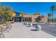 Modern community clubhouse featuring sleek architecture, clean lines, and desert landscaping at 9645 E Ripple Dr, Mesa, AZ 85212