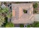 Stunning aerial view highlighting the home's unique layout, outdoor space, and desert landscaping at 11193 N 121St Way, Scottsdale, AZ 85259
