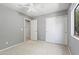 Inviting bedroom with closet, ceiling fan, and natural light from the window at 12732 S 175Th Dr, Goodyear, AZ 85338