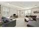 Spacious living room with plush seating, a large rug, and bright natural light at 2501 S Roanoke St, Gilbert, AZ 85295