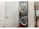 Convenient laundry room featuring a stacked washer and dryer at 3131 N Central Ave # 3004, Phoenix, AZ 85012