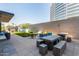 Inviting outdoor lounge area featuring comfortable seating and a modern concrete table set at 3131 N Central Ave # 3004, Phoenix, AZ 85012