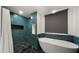 Luxurious bathroom with sleek bathtub and spa-like shower at 4040 E Becker Ln, Phoenix, AZ 85028