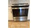 Stainless steel range with oven, seamlessly integrated with white cabinetry at 4224 E Renee Dr, Phoenix, AZ 85050