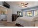 Main bedroom features bay window and door to private balcony at 4264 S Columbine Way, Gold Canyon, AZ 85118