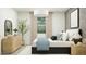 Comfortable bedroom with neutral tones, modern furnishings, and a serene atmosphere at 4791 E Shasta Dr, San Tan Valley, AZ 85143