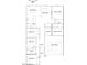 Detailed floor plan showcasing the layout of a home with four bedrooms and a two-car garage at 4791 E Shasta Dr, San Tan Valley, AZ 85143