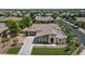 View of a home with solar panels, a tile roof, and desert landscaping in a residential area at 6917 E Ingram Cir, Mesa, AZ 85207