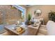 Close-up shot of elegant dining room table with stylish decor and table setting at 6917 E Ingram Cir, Mesa, AZ 85207
