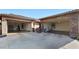 Open three-car garage showcasing ample storage and organization space at 6917 E Ingram Cir, Mesa, AZ 85207