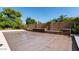Backyard pool with privacy walls is covered during the off season at 6917 E Ingram Cir, Mesa, AZ 85207