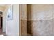 Walk-in shower features stylish tile, mosaic accents, and modern fixture in an attractive bathroom at 6917 E Ingram Cir, Mesa, AZ 85207