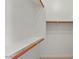 Bright walk-in closet with white walls and adjustable shelving at 6917 E Ingram Cir, Mesa, AZ 85207