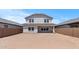 Spacious backyard featuring a covered patio, ideal for entertaining guests or relaxing outdoors at 7327 S 76Th Ln, Laveen, AZ 85339