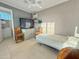 Cozy bedroom with ceiling fan, and neutral wall, offering comfort and relaxation at 1226 W Purdue Ave, Phoenix, AZ 85021