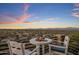 Balcony offers gorgeous views with a cozy seating area perfect for relaxation at 15054 E Sundown Dr, Fountain Hills, AZ 85268