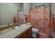 Bathroom with a shower, wood vanity, and a large mirror at 15054 E Sundown Dr, Fountain Hills, AZ 85268