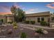 Desert landscaping with native plants around a modern home at 15054 E Sundown Dr, Fountain Hills, AZ 85268