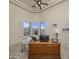 Office showcasing a desk, shutters, and views of the desert landscape at 15054 E Sundown Dr, Fountain Hills, AZ 85268