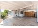 Covered outdoor patio provides additional covered space in the backyard at 1621 W Mulberry Dr, Phoenix, AZ 85015