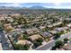 Neighborhood aerial view highlighting the residential area with mountain views in the distance at 20464 E Bronco Dr, Queen Creek, AZ 85142