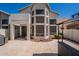 Backyard featuring a concrete patio, BBQ, and desert landscaping at 2117 E Saltsage Dr, Phoenix, AZ 85048