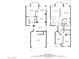 Detailed floor plan showcasing the layout of a two-story home, including room dimensions at 2117 E Saltsage Dr, Phoenix, AZ 85048