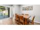 Dining area with sliding glass door and view to the backyard at 24013 N 165Th Ave, Surprise, AZ 85387