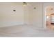 Spacious primary bedroom with ensuite bathroom and lots of closet space at 2422 E Rockledge Rd, Phoenix, AZ 85048