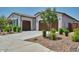 Attractive single-Gathering home with a neutral color palette, dual garages, and tidy landscaping at 31570 N 123Rd Ln, Peoria, AZ 85383