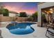 Inviting pool with spa, and a covered patio for relaxing by the pool at 4413 W Phalen Dr, New River, AZ 85087