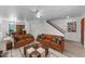 Inviting living room featuring a cozy seating area and stylish decor with hardwood floors and natural light at 4630 N 68Th St # 280, Scottsdale, AZ 85251