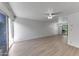 Spacious living room with lots of natural light and hardwood flooring, and ceiling fan at 4630 N 68Th St # 280, Scottsdale, AZ 85251