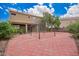 Large backyard featuring a brick-paved patio, gazebo, and covered patio area, perfect for relaxation and outdoor enjoyment at 6118 S 46Th Ave, Laveen, AZ 85339