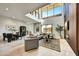 Modern living area boasts high ceilings, contemporary furnishings, and an open layout at 6525 E Cave Creek Rd # 101, Cave Creek, AZ 85331
