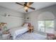 bedroom with single bed, window and carpet at 696 W Mesquite St, Chandler, AZ 85225