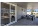 An outdoor patio offers a great place to sit, relax and have a meal, just off of the pool at 696 W Mesquite St, Chandler, AZ 85225
