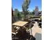 Inviting outdoor patio with comfortable seating and beautiful golf course views for relaxation and entertainment at 7222 E Gainey Ranch Rd # 232, Scottsdale, AZ 85258