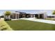 Beautiful backyard featuring a long, sparkling pool, perfect for swimming laps and leisurely lounging at 8618 E Irish Hunter Trl, Scottsdale, AZ 85258