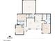 Detailed floor plan showcasing the layout of the home, including bedrooms, living areas, kitchen, and garage at 9550 E Thunderbird Rd # 152, Scottsdale, AZ 85260