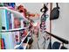 Walk-in closet with rods and shelves to organize all of your clothing, shoes, and accessories at 10430 W Los Gatos Dr, Peoria, AZ 85383