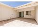 The enclosed patio provides a seamless transition between indoor and outdoor living spaces at 10520 W Coggins Dr, Sun City, AZ 85351