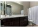 Bathroom highlighting a single vanity with a shower-tub combination at 1255 N Arizona Ave # 1300, Chandler, AZ 85225